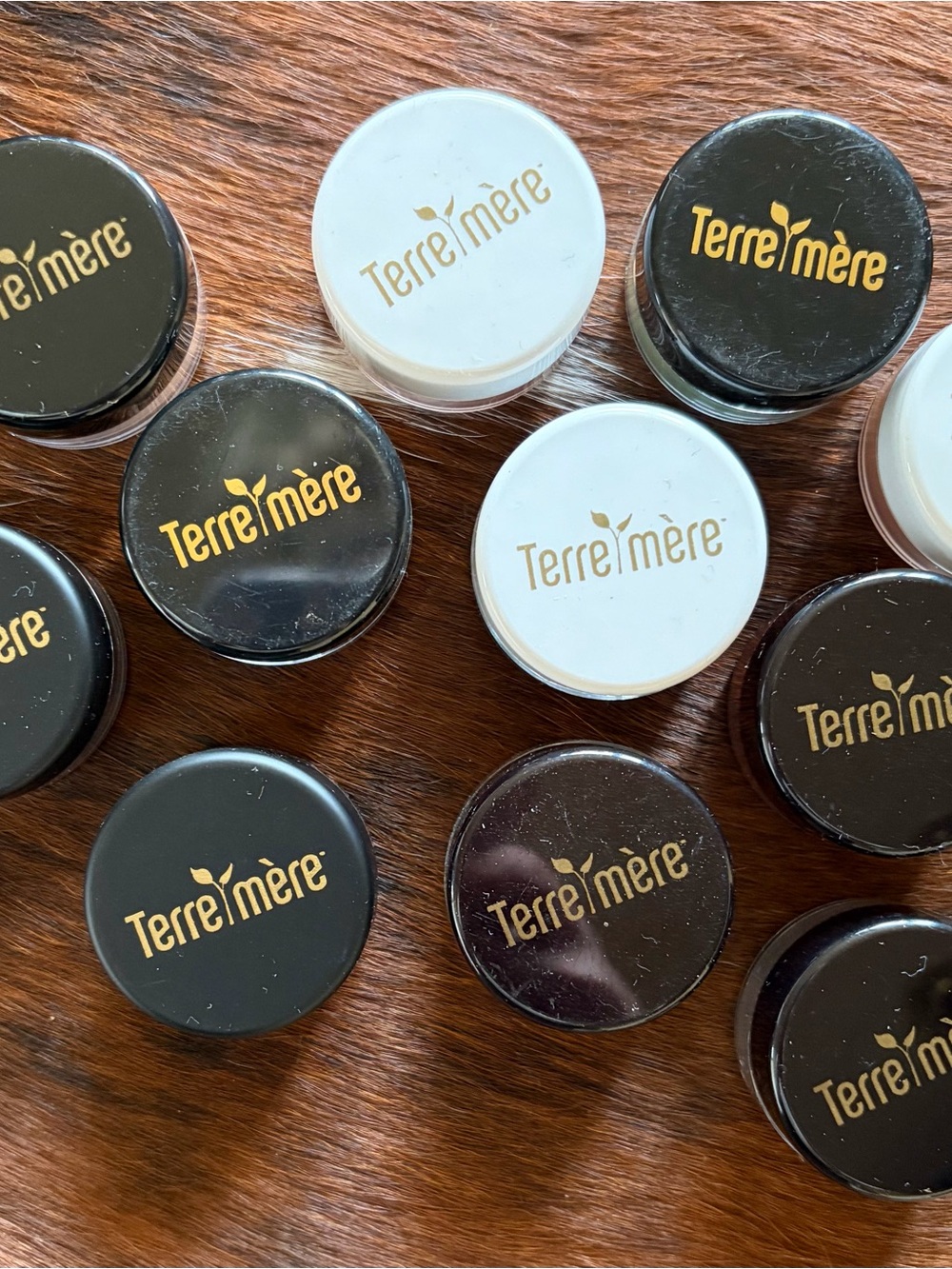 Set of 11 Full Size Terre Mere Loose Powder Eye Shadow All Different Shades